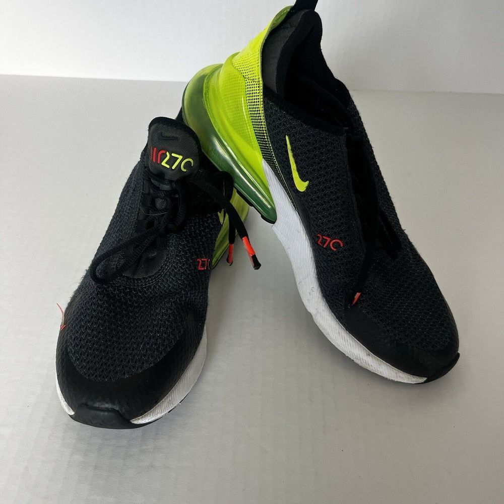 Nike Air Max 270 GS Retro Future Black Volt Green AV5141-001 womens size 8